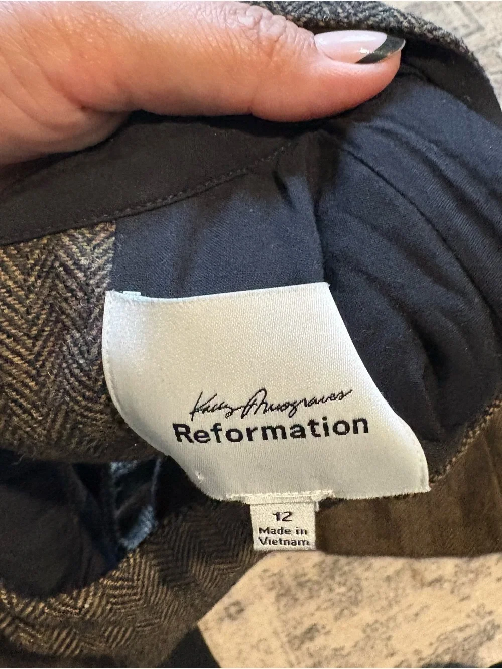 Reformation Sutton Top Reformation x Kacey Musgraves size 12 NWT NEW - Picture 15 of 15
